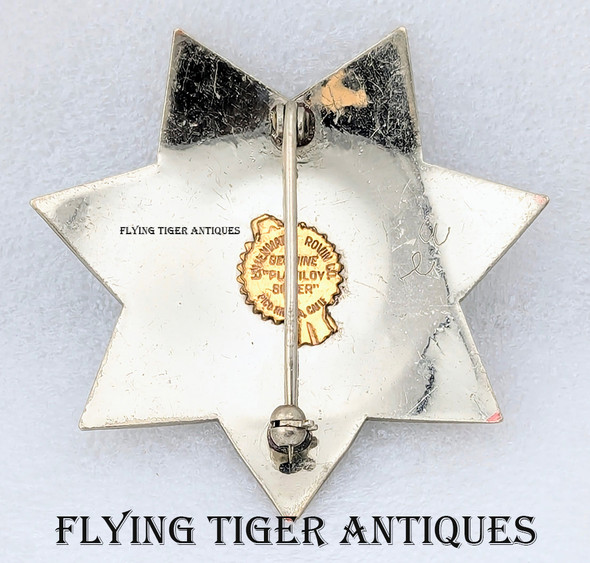 Great ca 1970 Carson City & County Nevada Deputy Sheriff Badge # 32 by Entenmann Rovin