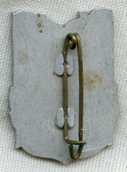 Rare 1939 French Marine (Marseilles) Firefighters Badge/Insigne Marins Pompiers Marseilles