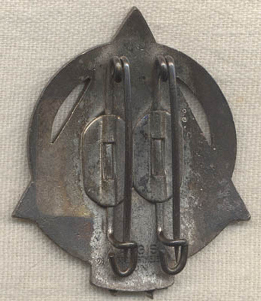 Beautifully Enameled 1930s Ecole de Ski Chamonix (Ski School) Badge