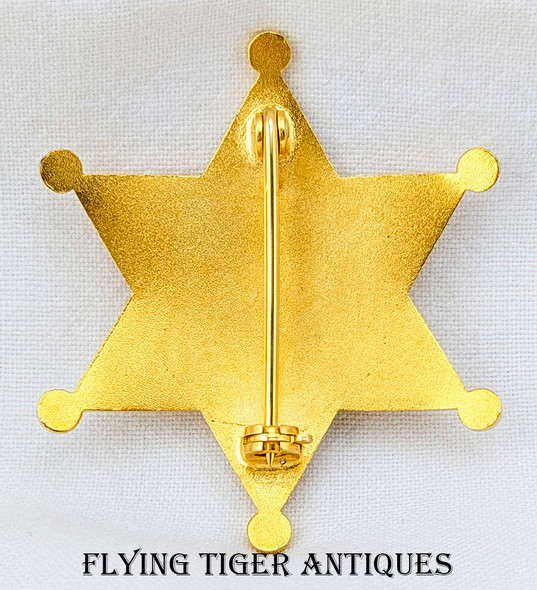 1980s-1990s Valencia County NM Deputy Sheriff Badge in Excellent Condition