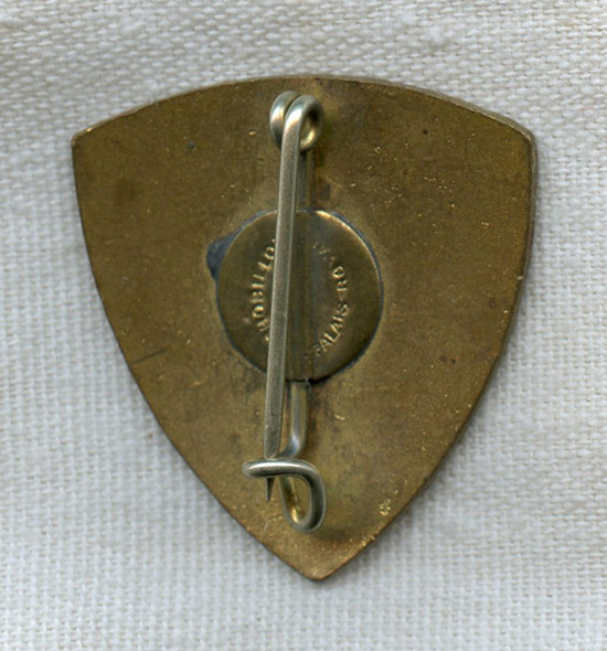 1933-1938 French Army 110th Infantry Regiment Badge (Assumed Traditions of 73rd Regt. - WWI)