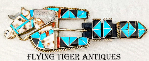 1960s-1970s HORSE RANGER SET BY HELEN & LINCOLN ZUNIE ZUNI