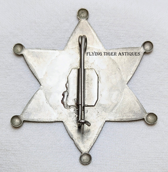 Great 1920s Society for the Prevention of Cruelty to Animals Badge No 4 Ventura Co CA