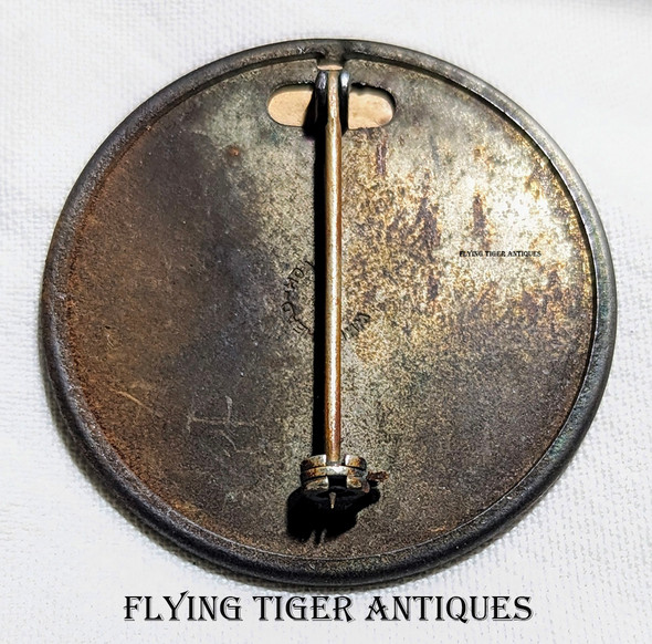 Rare WWII Era US Customs Port of NY Laborer Photo ID Badge