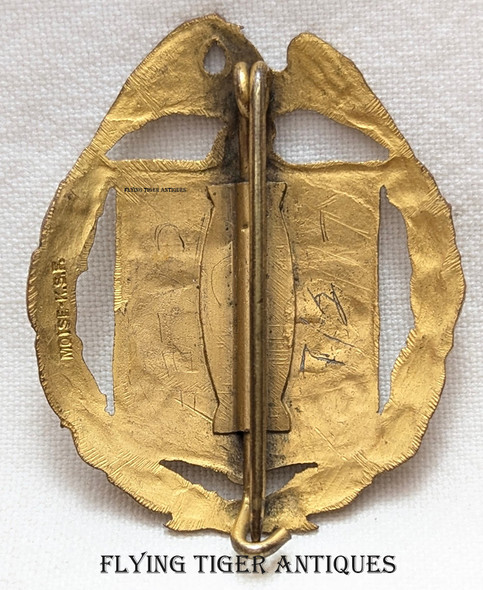 Beautiful 1917 WWI Era Santa Barbara CA Constable Badge # 115 by Moise-Klinkner