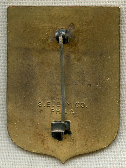 1943 FNFL (Forces Navales Francaises Libres or Free French Navy) Cruiser Montcalm Badge by Eby