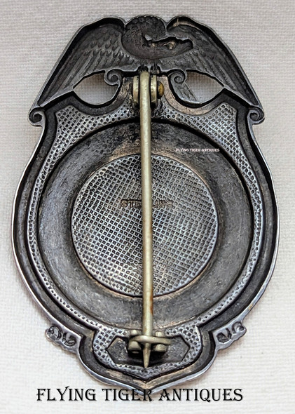 Gorgeous Sterling Silver ca 1920s-1930s Chandler OK Night Chief Badge