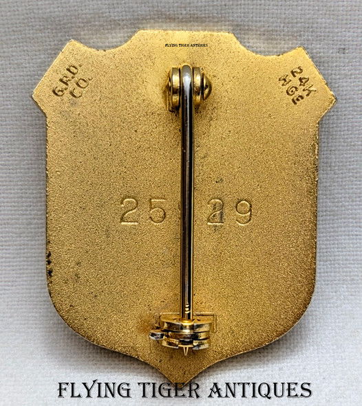 1990s-2000s US Dept of the Int National Park Ranger Buffalo Badge # 25929 by G. R. Davis