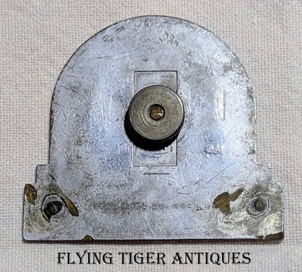 Rare 1930s US Dept of Justice Federal Prison Service Guard Hat Badge by Metal Arts