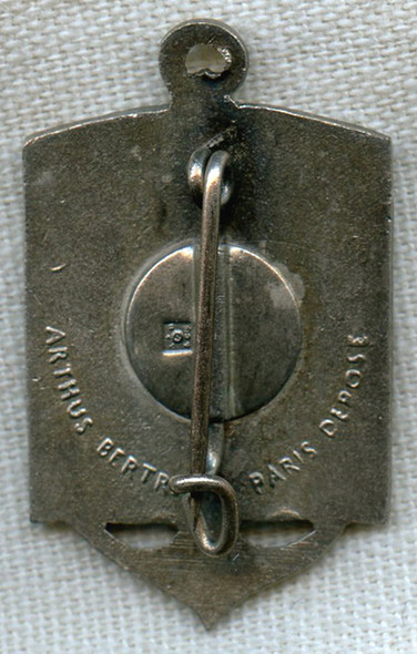 1930s Indomptable Contre-Torpilleur Insigne/Destroyer "Indomitable" Badge