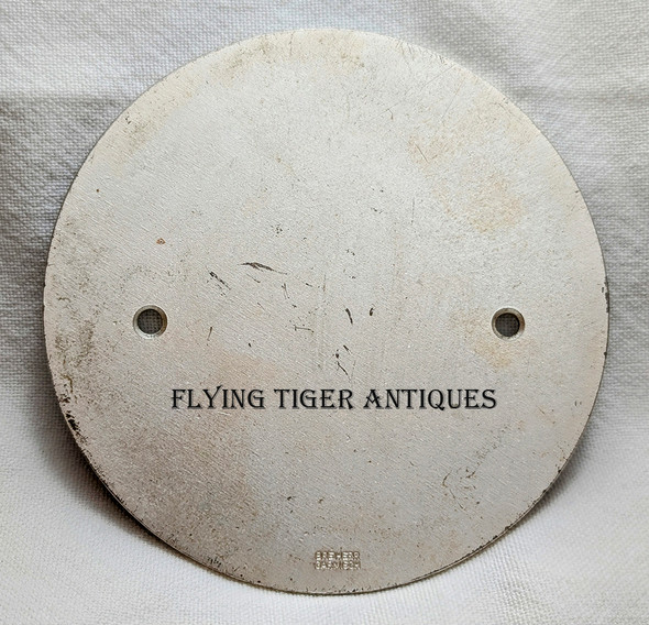 LARGE 1936 Winter Olympics Automobile Badge made in Garmisch in Nickel Plated enameled Brass