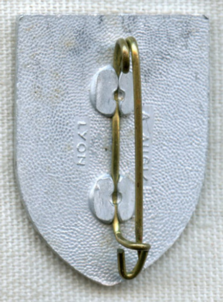 Late WWII French Naval Ship Badge for Destroyer (Contre-Torpilleur) Le Malin