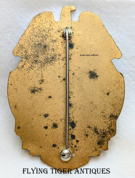 Ext Rare Circa 1962 NH State Police Sample Badge # 000 by Blackinton