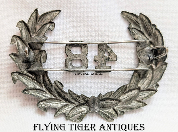 Great Old 1880s-1890s Police Helmet Badge # 48