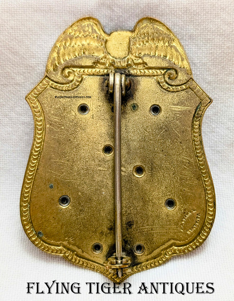 Rare Mid-Late 1930s Pima Co AZ Deputy Sheriff Badge # 24 by LAS&SCO