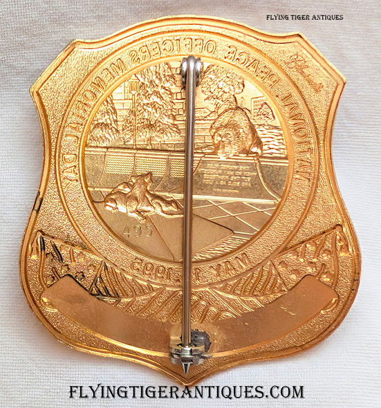 1995 Metro DC Transit Police Nat. Peace Officers Memorial Day Comm. Badge # 495 by Blackinton