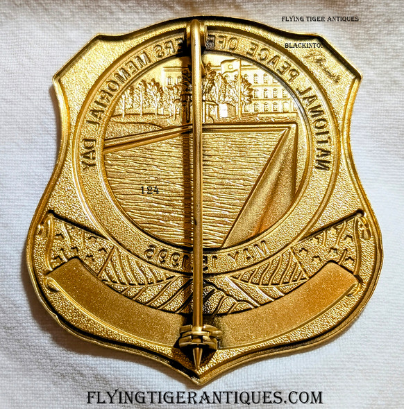 Metro DC Transit Police Nat. Peace Officers Memorial Day Comm. Badge # 124 by Blackinton