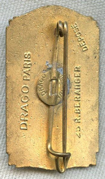 Late 1930s-WWII Badge for French 618e Régiment de Pionniers (618th Pioneer Regiment)