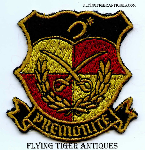 Late 1940s German Made US Army 1st Recon Troop (Cavalry) Pocket Patch