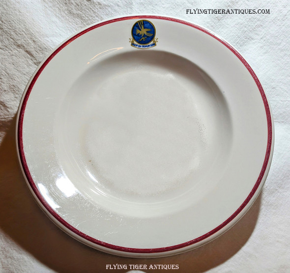 Great WWII USAAF Airborne Troop Carrier Cmnd. Soup Bowl by Shenango China The only one we've seen.