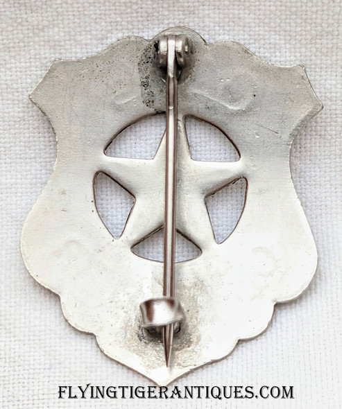 Great Old 1920s-1930s Stock Game Officer Badge From New England Likely used in Vermont