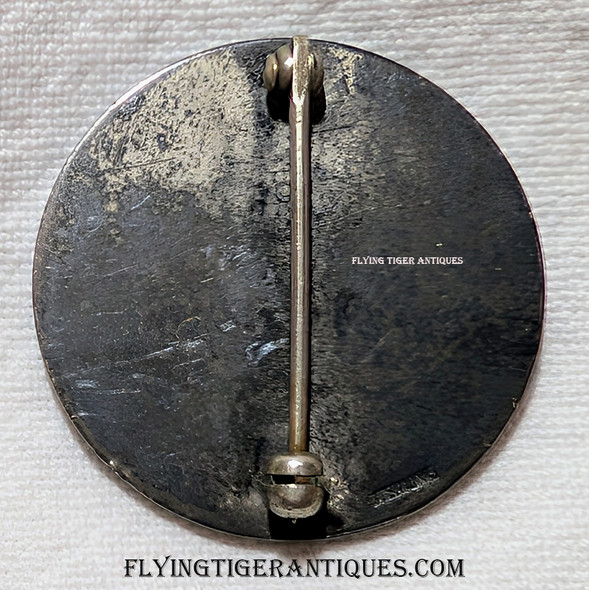 Ext Rare ca 1953 Greenbriar Hunting Club Member Badge from Stuttgart Ark in Sterling Silver