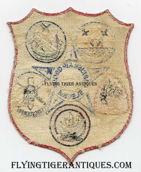Great Large Korean War ca 1952 USN CVG-11 Carrier Air Group 11 Gaggle Flight jacket Patch