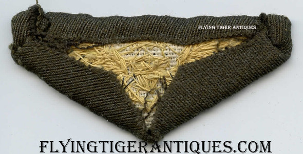 Beautiful WWII USN Bullion Pilot Wing on Aviation Green Gabardine