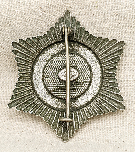 Beautiful LARGE 1910s 2nd Issue Dallas Police Detective 6 p Starburst Badge #511 by C.G. Braxmar - pdgtx00511dls