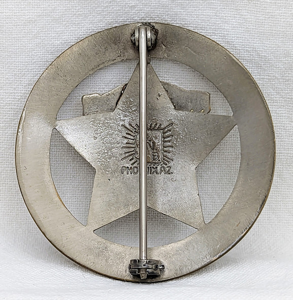 Early 1990s Navajo Co AZ Deputy Sheriff Badge by BNB - pdgaz01990nvj