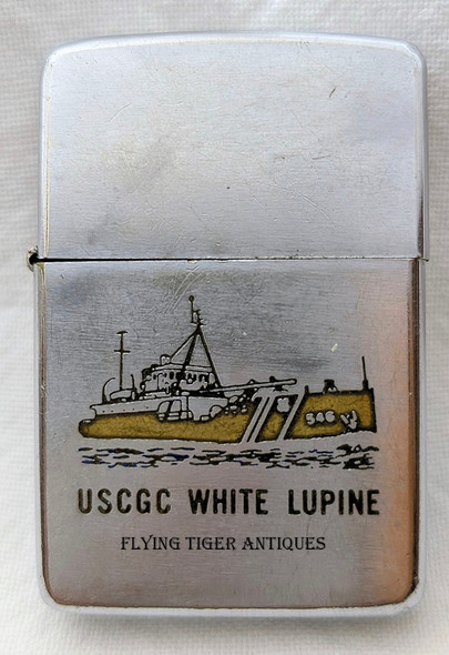 Well Carried 1969 USCGC WHITE LUPINE YF-446 Zippo Lighter