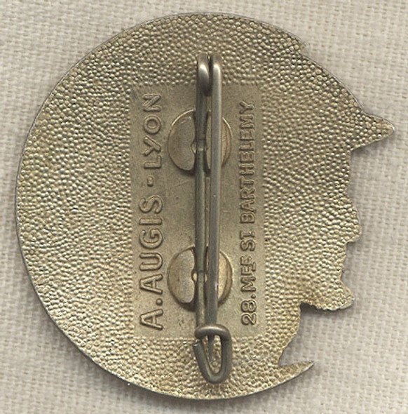 Late 1940s-Early 1950s 3rd Group of Moroccan Tabors Badge/3e Groupe Tabors Marocains