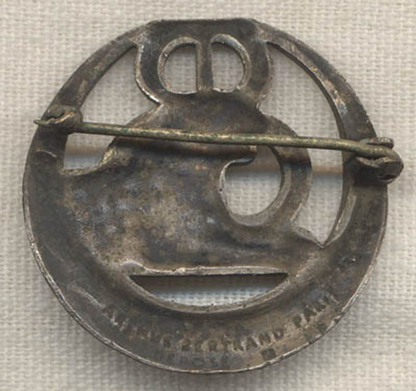 Beautiful Circa 1947-1950 French 8th Rifle Regiment in Tunisia Badge