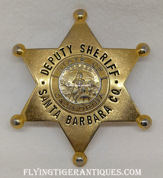 1950s Santa Barbara Co CA Deputy Sheriff 2nd or off-Duty / Wallet
