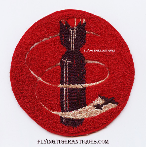 Great WWII 709th BS 447th BG 8th AF Chenille Jacket Patch