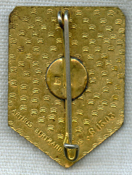 1950s French 4th Infantry Training Ctr Badge / CII 4 (Centre d'Instruction de l'Infanterie N 4)