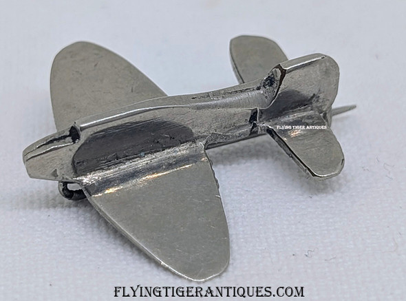 Great WWII Homefront Curtiss SB2C Helldiver War Worker Made Patriotic Pin