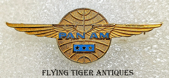 【超レア】パンアメリカン航空 パイロット ウイング ピンバッチ Transportation Related Artifacts & Collectibles - Airlines