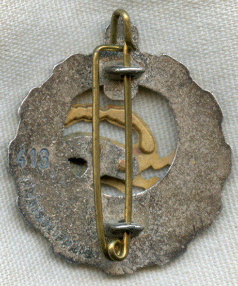 No'ed 1980s French 101st Tank Squadron (516¡ RT 101¡ Escadron Porte Chars) Badge