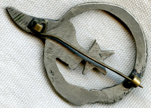 Early WWII Free French Air Force Observer Badge made in North Africa