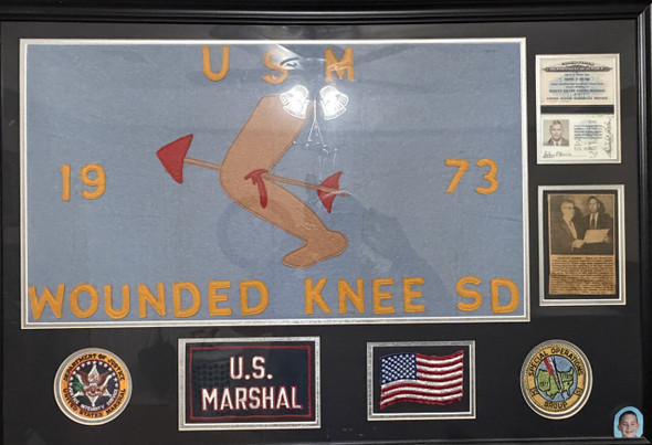 Unique & Extremely Historical Career Archive of Deputy US Marshal John P. Davis, a Member of the USMS Special Operations Group who was Present at the Wounded Knee Occupation  in early 1973