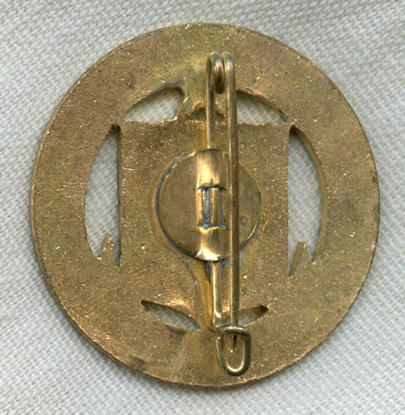 Ca. 1930s French Army Badge 15th Section Clerk and Workers (Military) Administration