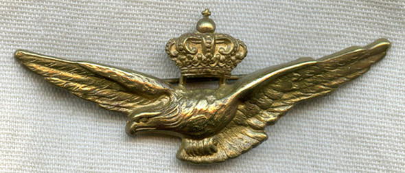 Rare Early 1920's M1923 Italian Royal Air Force Officer Pilot Wing