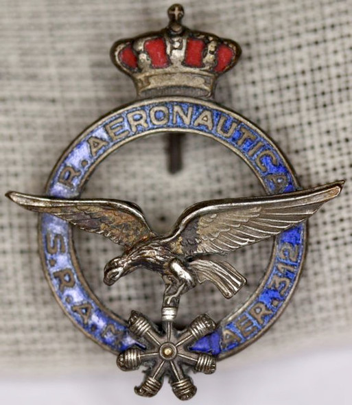 Rare WWII Italian Air Force (Regia Aeronautica) 312th Repair & Supply Squadron NOT AVAILABLE