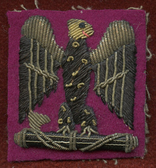 1930s-Early WWII PNF Partito Nazionale Fascista Capo Settone (Sector Chief)  Bustina Cap Badge