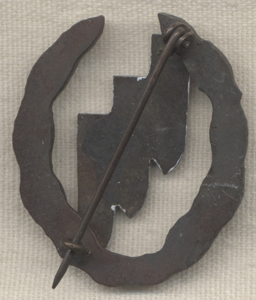 Late WWII Italian Air Force (RSI) Silver Bomber Qualification Badge