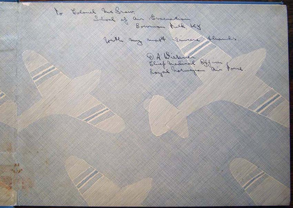 Inscribed WWII Royal Norwegian Air Force "Little Norway In Pictures: RNAF in Canada" Album