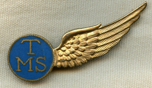 Silver WWII Royal Dutch Navy Radioman-Mechanic-Air Gunner Wing Made in UK