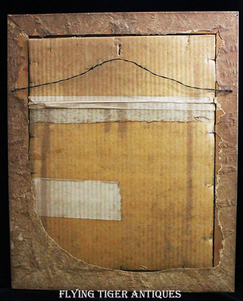 Wonderful Huge WWI Polish Aviator Photograph in Period Frame