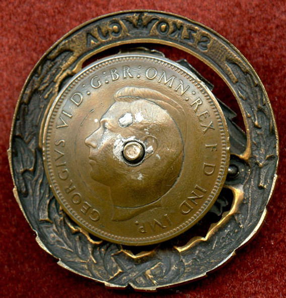 Nice WWII Officers Badge for Graduate of Polish School of Infantry & Motorized Cavalry in Scotland